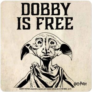Logoshirt Harry Potter: Dobby Is Free – tácka pod pohár Logoshirt Harry Potter: Dobby Is Free – tácka pod pohár