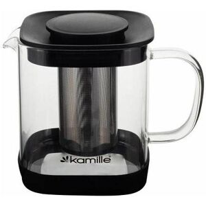 Kamille Sklenená kanvica na čaj s antikorovým sitkom 600 ml Kamille Sklenená kanvica na čaj s antikorovým sitkom 600 ml