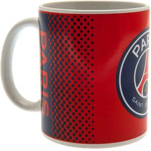 FotbalFans FutbalFans Keramický hrnček Paris Saint Germain FC, 315 ml, červený FotbalFans FutbalFans Keramický hrnček Paris Saint Germain FC, 315 ml, červený