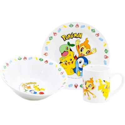 STOR Keramická súprava, 3-dielna Pokémon STOR Keramická súprava, 3-dielna Pokémon
