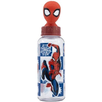 STOR Spiderman Arachnid Grid 3D – fľaša na pitie, 560 ml, Ecozen STOR Spiderman Arachnid Grid 3D – fľaša na pitie, 560 ml, Ecozen