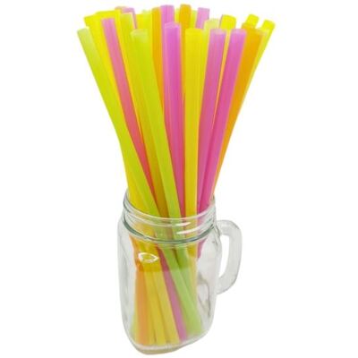 GoDan Plastové slamky – 7 × 280 mm NEON – 250 ks GoDan Plastové slamky – 7 × 280 mm NEON – 250 ks