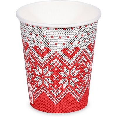 Wimex Téglik papierový Zimné obdobie 280 ml, priemer 80 mm – 50 ks Wimex Téglik papierový Zimné obdobie 280 ml, priemer 80 mm – 50 ks