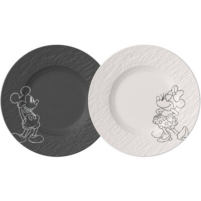 Villeroy & Boch Raňajkové taniere z kolekcie Manufacture Rock – Mickey Mouse 22 cm, 2 ks Villeroy & Boch Raňajkové taniere z kolekcie Manufacture Rock – Mickey Mouse 22 cm, 2 ks