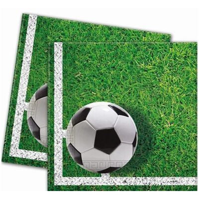 GoDan Papierové obrúsky futbal 33 × 33 cm, 20 ks GoDan Papierové obrúsky futbal 33 × 33 cm, 20 ks