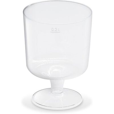 Wimex téglik kryštál na stopke 0,2 l, priemer 72 mm – 10 ks Wimex téglik kryštál na stopke 0,2 l, priemer 72 mm – 10 ks
