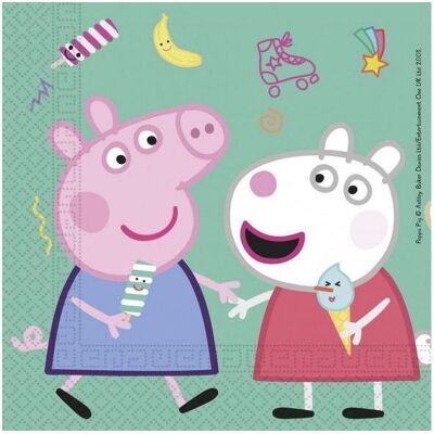 GoDan Papierové obrúsky prasiatko Peppa „Peppa pig", 33 × 33 cm, 20 ks GoDan Papierové obrúsky prasiatko Peppa „Peppa pig", 33 × 33 cm, 20 ks