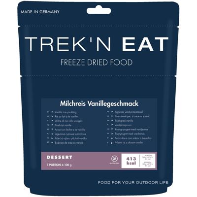 Trek'n eat Mliečna ryža s príchuťou vanilky Trek'n eat Mliečna ryža s príchuťou vanilky