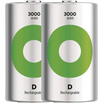 GP Nabíjateľná batéria ReCyko 3000 D (HR20), 2 ks GP Nabíjateľná batéria ReCyko 3000 D (HR20), 2 ks