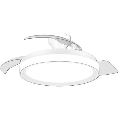 Philips Bliss DC stropný ventilátor a svietidlo 28 W + 35 W biely Philips Bliss DC stropný ventilátor a svietidlo 28 W + 35 W biely