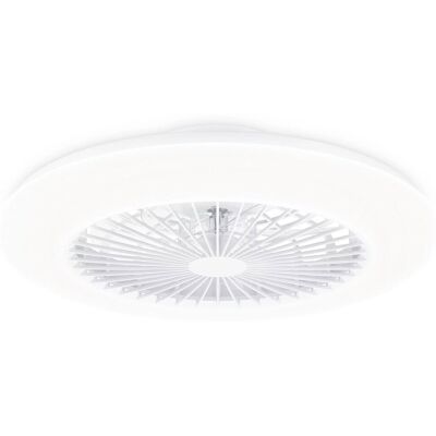 Philips Amigo Stropné svietidlo s ventilátorom 20 W + 42 W, 4400 lm, 2700 – 4000 – 6500 K, IP20, bie Philips Amigo Stropné svietidlo s ventilátorom 20 W + 42 W, 4400 lm, 2700 – 4000 – 6500 K, IP20, bie