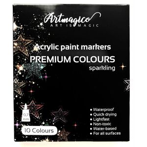 Artmagico Akrylový popisovač s extra jemným hrotom trblietavé Artmagico Akrylový popisovač s extra jemným hrotom trblietavé