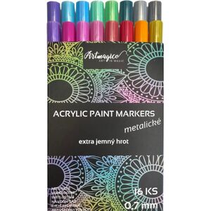 Artmagico Akrylový popisovač s extra jemným hrotom metalický Artmagico Akrylový popisovač s extra jemným hrotom metalický