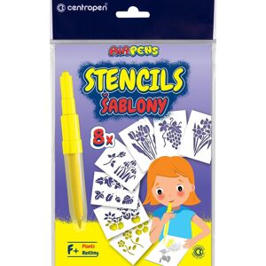 CENTROPEN šablóny k fúkacím fixkám 9996 F + kvety CENTROPEN šablóny k fúkacím fixkám 9996 F + kvety