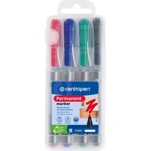 CENTROPEN permanent popisovač 2836 4 ks CENTROPEN permanent popisovač 2836 4 ks