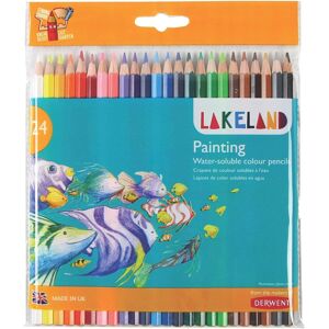 DERWENT Lakeland Painting, šesťhranné, 24 farieb DERWENT Lakeland Painting, šesťhranné, 24 farieb