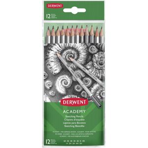 DERWENT Academy Sketching Pencils šesťhranná – súprava 12 tvrdostí DERWENT Academy Sketching Pencils šesťhranná – súprava 12 tvrdostí