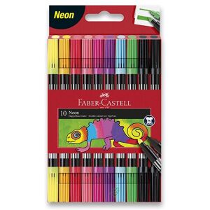 FABER-CASTELL obojstranné, 10 farieb, neónové FABER-CASTELL obojstranné, 10 farieb, neónové