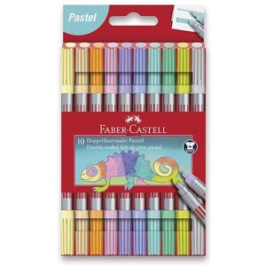FABER-CASTELL obojstranné, 10 farieb, pastelové FABER-CASTELL obojstranné, 10 farieb, pastelové