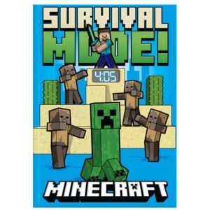 PALADONE Minecraft – Survival Mode – zápisník s LED hodinami PALADONE Minecraft – Survival Mode – zápisník s LED hodinami