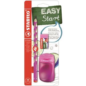 STABILO EASYgraph, školská sada ružová R, so strúhadlom a gumou STABILO EASYgraph, školská sada ružová R, so strúhadlom a gumou