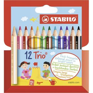 STABILO Trio, silné a krátke 12 ks puzdro STABILO Trio, silné a krátke 12 ks puzdro
