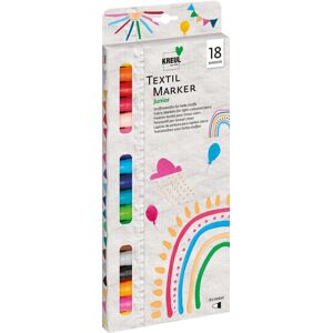 KREUL JAVANA Texi Max Medium Sunny Súprava na textil, 2 – 4 mm 18 farieb KREUL JAVANA Texi Max Medium Sunny Súprava na textil, 2 – 4 mm 18 farieb