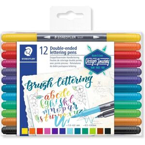 Staedtler Brush letter Duo – súprava 12 ks Staedtler Brush letter Duo – súprava 12 ks
