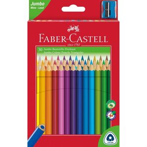 FABER-CASTELL Jumbo, 30 farieb FABER-CASTELL Jumbo, 30 farieb
