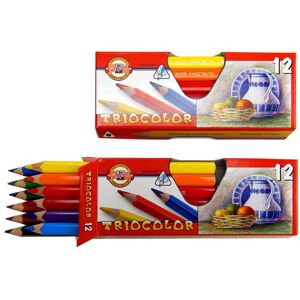 Koh-i-noor TRIOCOLOR JUMBO 3152/12 – trojhranné pastelky – 12 ks Koh-i-noor TRIOCOLOR JUMBO 3152/12 – trojhranné pastelky – 12 ks