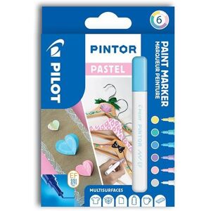 Akrylový popisovač Pilot Pintor, Extra Fine, sada 6 ks, Pastel Akrylový popisovač Pilot Pintor, Extra Fine, sada 6 ks, Pastel