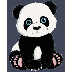 Diamondi – PANDA, 40 × 50 cm, napnuté plátno na ráme Diamondi – PANDA, 40 × 50 cm, napnuté plátno na ráme