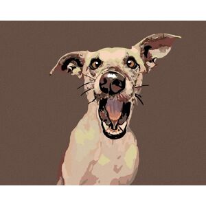 Diamondi – PREKVAPENÝ PES, 40 × 50 cm, napnuté plátno na rám Diamondi – PREKVAPENÝ PES, 40 × 50 cm, napnuté plátno na rám