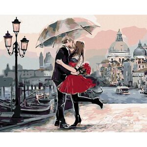 Diamondi – MILENCI V BENÁTKACH, 40 × 50 cm, napnuté plátno na rám Diamondi – MILENCI V BENÁTKACH, 40 × 50 cm, napnuté plátno na rám