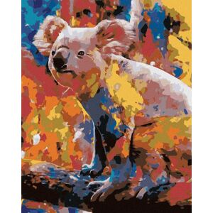 Diamondi – FAREBNÁ KOALA, 40 × 50 cm, napnuté plátno na ráme Diamondi – FAREBNÁ KOALA, 40 × 50 cm, napnuté plátno na ráme