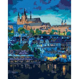 Diamondi – TEMNÁ PRAHA, 40 × 50 cm, napnuté plátno na ráme Diamondi – TEMNÁ PRAHA, 40 × 50 cm, napnuté plátno na ráme