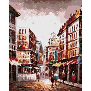 Diamondi – ULIČKA V HONG KONGU, 40 × 50 cm, napnuté plátno na ráme Diamondi – ULIČKA V HONG KONGU, 40 × 50 cm, napnuté plátno na ráme
