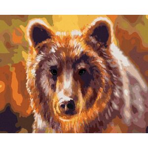 Diamondi – HLAVA MEDVEĎA, 40 × 50 cm, napnuté plátno na rám Diamondi – HLAVA MEDVEĎA, 40 × 50 cm, napnuté plátno na rám