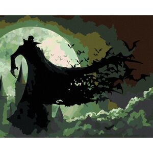 Diamondi – DRAKULA STOJACI NA SKALE, 40 × 50 cm, napnuté plátno na ráme Diamondi – DRAKULA STOJACI NA SKALE, 40 × 50 cm, napnuté plátno na ráme