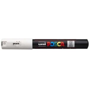 Uni Paint Posca PC-1M, biely, 0,7 – 1 mm Uni Paint Posca PC-1M, biely, 0,7 – 1 mm
