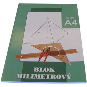 Stepa Milimetrový papier A4/50 listov, blok Stepa Milimetrový papier A4/50 listov, blok