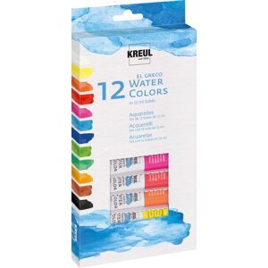 KREUL EL GRECO Water Colors v tubách, 12 farieb × 12 ml KREUL EL GRECO Water Colors v tubách, 12 farieb × 12 ml