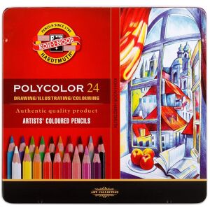 Koh-i-noor POLYCOLOR 3824/24 – umelecké pastelky v plechovom puzdre – 24 ks Koh-i-noor POLYCOLOR 3824/24 – umelecké pastelky v plechovom puzdre – 24 ks