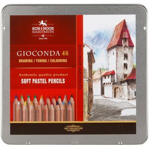 KOH-I-NOOR GIOCONDA 8829/48 prašné kriedy v ceruzke v laku v plechovom puzdre 48 ks KOH-I-NOOR GIOCONDA 8829/48 prašné kriedy v ceruzke v laku v plechovom puzdre 48 ks