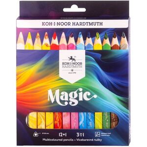 Koh-i-noor Magic 3408/12 + 1 Trojhranné pastelky TR 11, 100 % drevo 12 + 1 ks Koh-i-noor Magic 3408/12 + 1 Trojhranné pastelky TR 11, 100 % drevo 12 + 1 ks