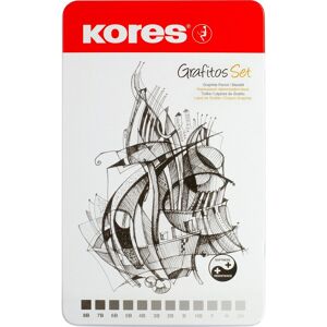 KORES Grafitos v kovovom boxe – sada 12 ks KORES Grafitos v kovovom boxe – sada 12 ks