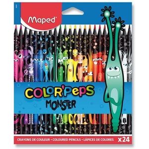 Maped Color´Peps Monster bezdrevné 24 farieb Maped Color´Peps Monster bezdrevné 24 farieb