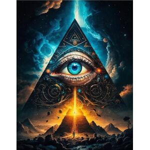 Norimpex Jasnozrivé oko v pyramíde 30 × 40 cm Norimpex Jasnozrivé oko v pyramíde 30 × 40 cm