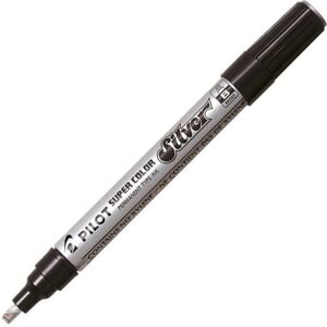 PILOT Super Color B, strieborný PILOT Super Color B, strieborný