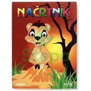 STEPA náčrtník A4, 20 listov, 80 g/m2 STEPA náčrtník A4, 20 listov, 80 g/m2
